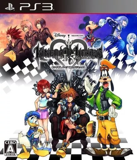 キングダムハーツ -HD 1.5 リミックス-  PS3 ゲームソフト SONY プレイステーションポータブル 【中古】